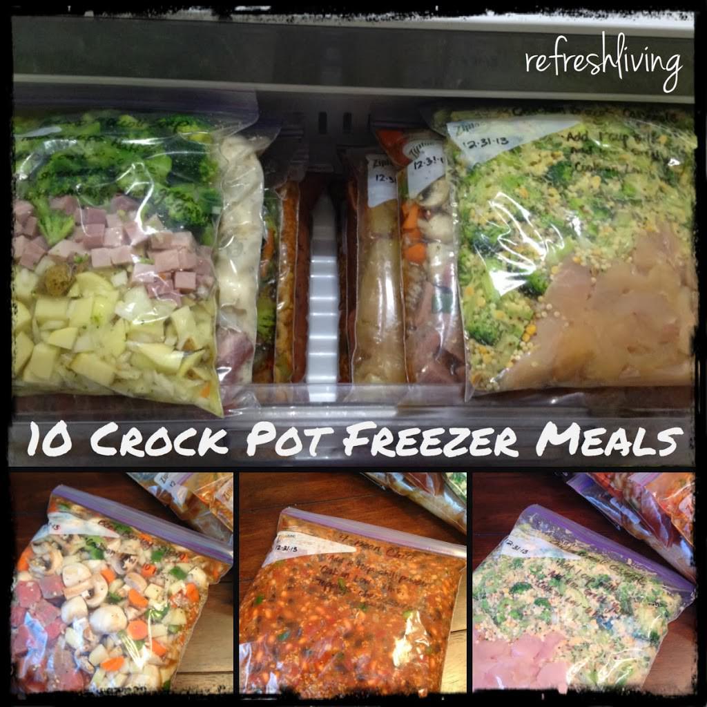 10 Crock Pot Freezer Meals Easy And Inexpensive Meal Prep Refresh Living 