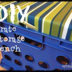 DIY Crate Storage Bench