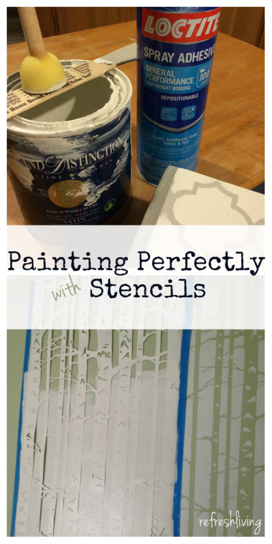painting perfectly with stencils