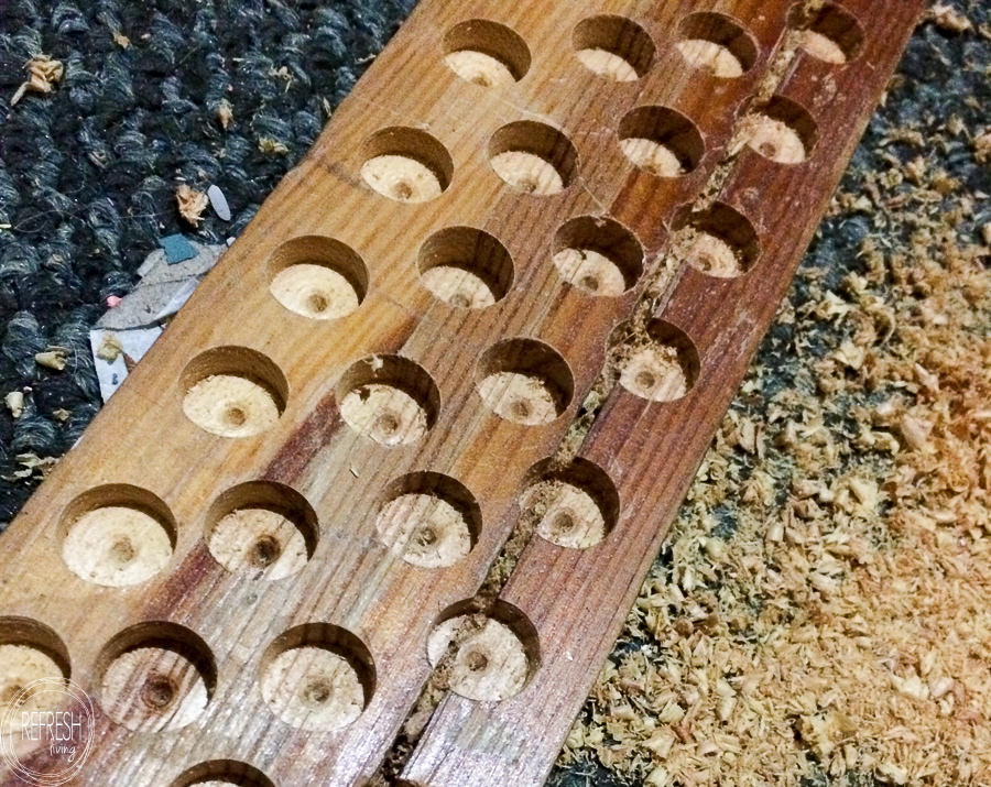 Wooden Magnetic Knife Stands