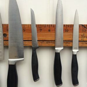 how to make a magnetic knife rack | unique knife rack | unique knife holder | vintage kitchen