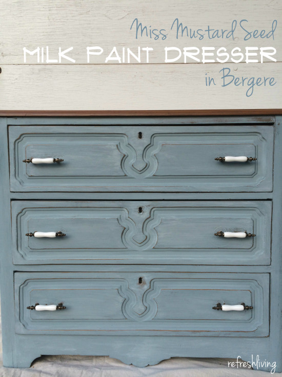 antique painted dresser