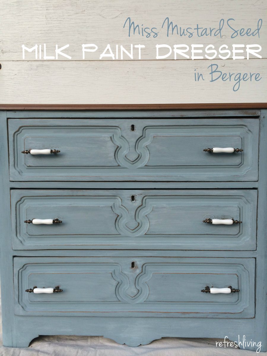 Simple Milk Paint Dresser Update Refresh Living