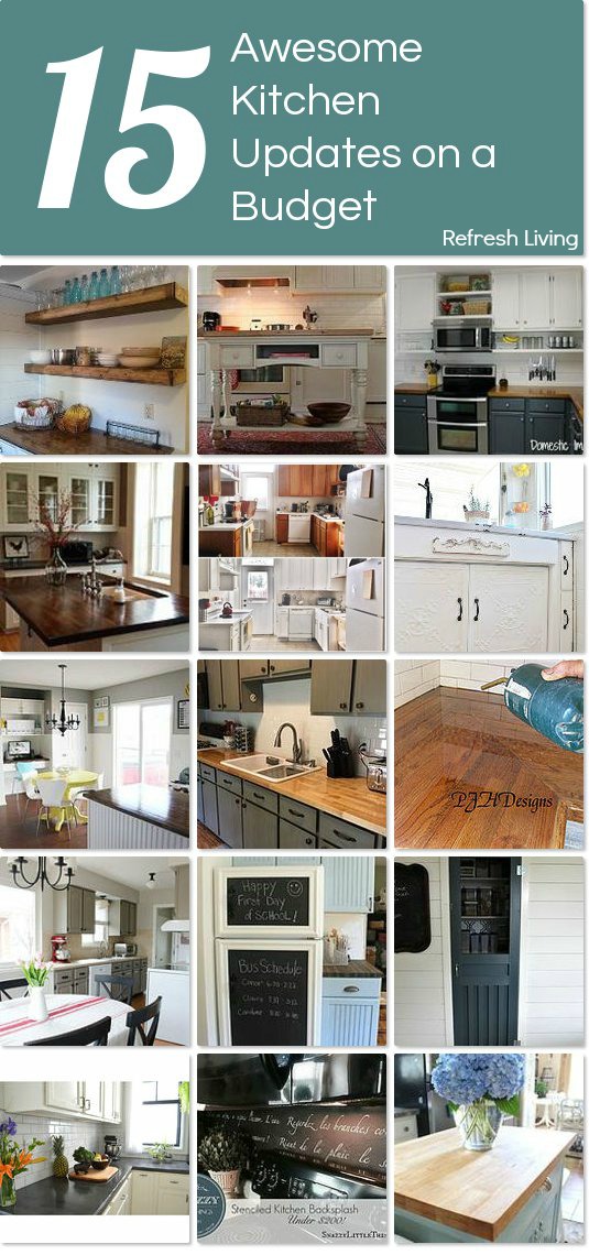 Updating A Kitchen On A Budget 15 Awesome Cheap Ideas Refresh   Kitchen Updates On A Budget 