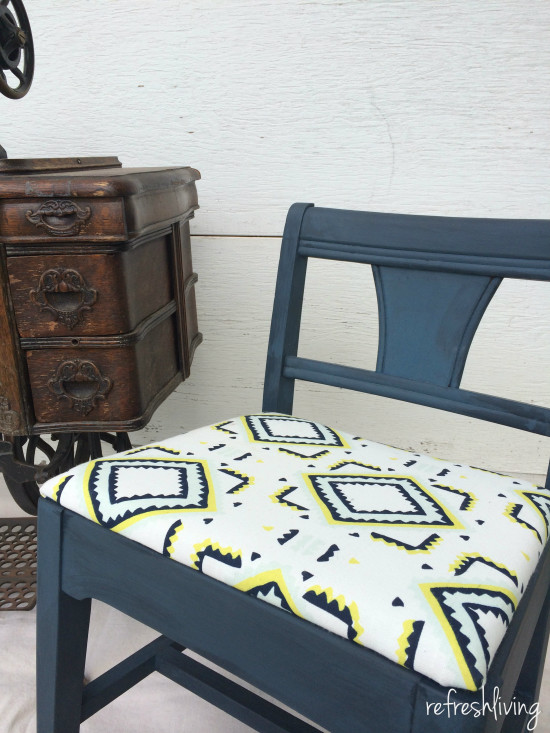vintage sewing chair
