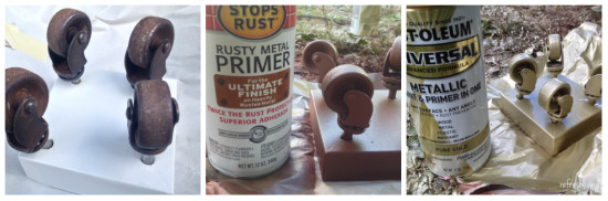 how to spray paint over rust