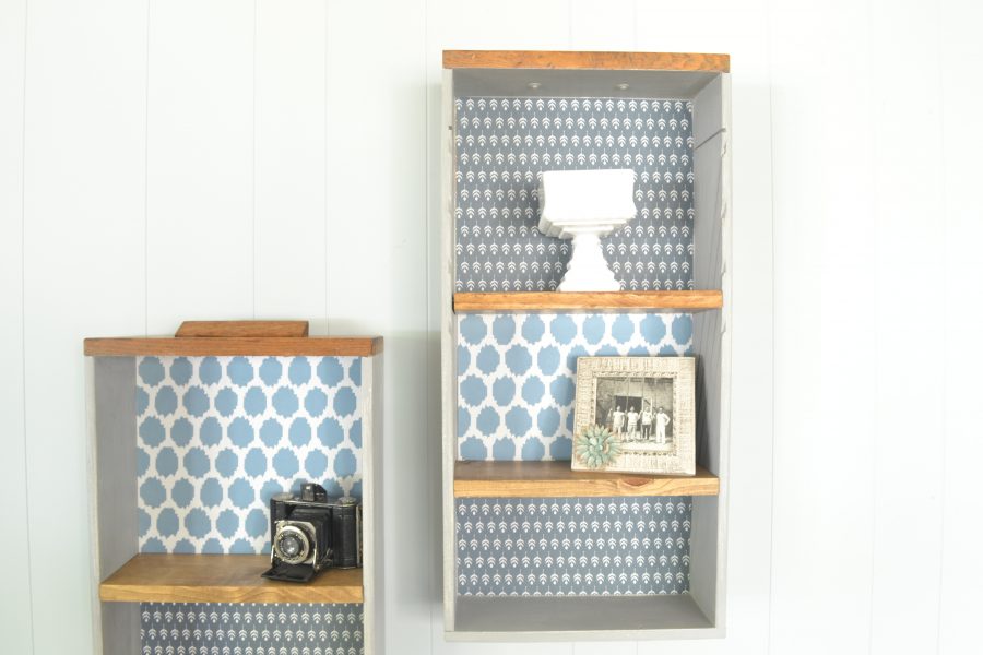 Upcycle Old Drawers into Decorative Shelves
