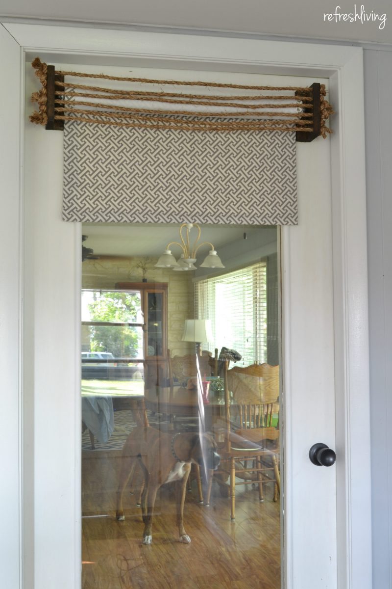 add fabric to roller shade