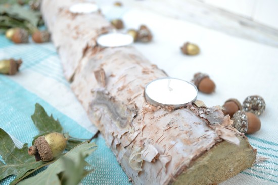 Decorative Birch Log 