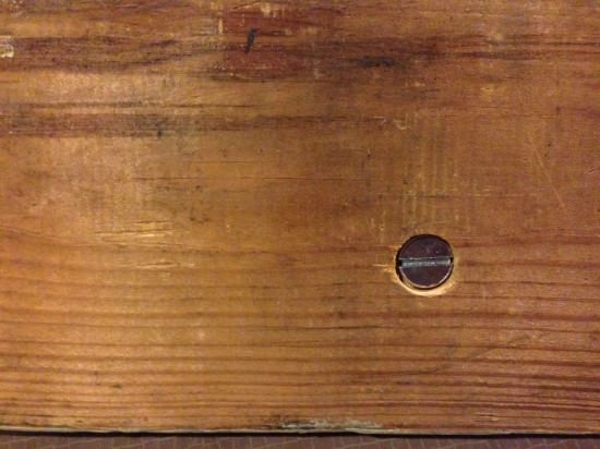 diy rack with vintage door knobs