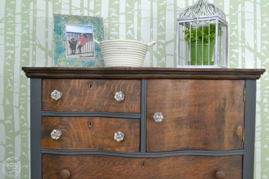 Refinished Antique Oak Dresser For My Daughters Refresh Living