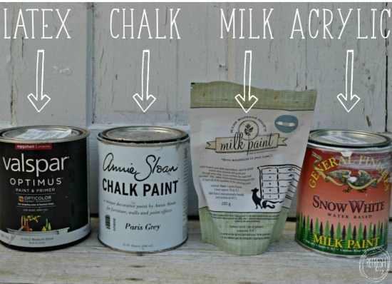 What is the best paint for furniture? | comparison of chalk paint, milk paint, latex paint, and acrylic paint | Best type of paint for furniture