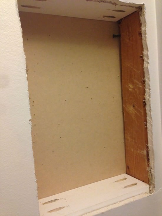 how to build a storage hole in your wall