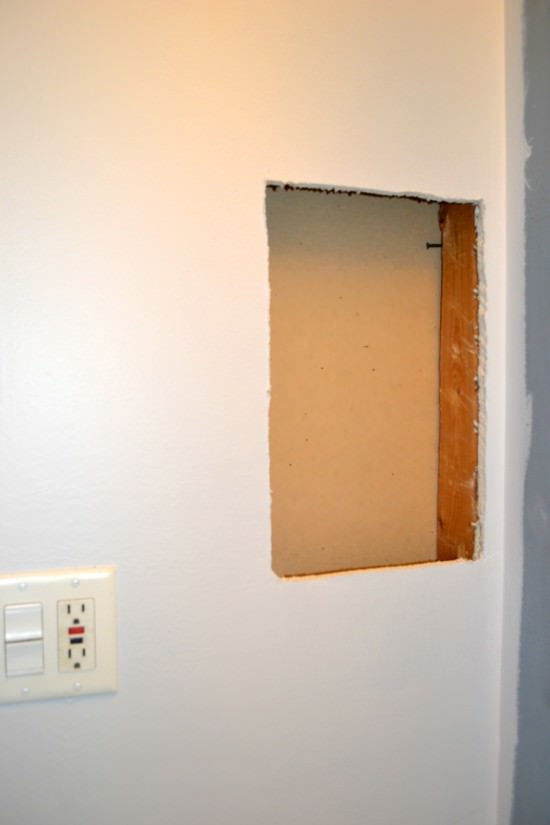 How to Build a DIY Recessed Wall Shelf