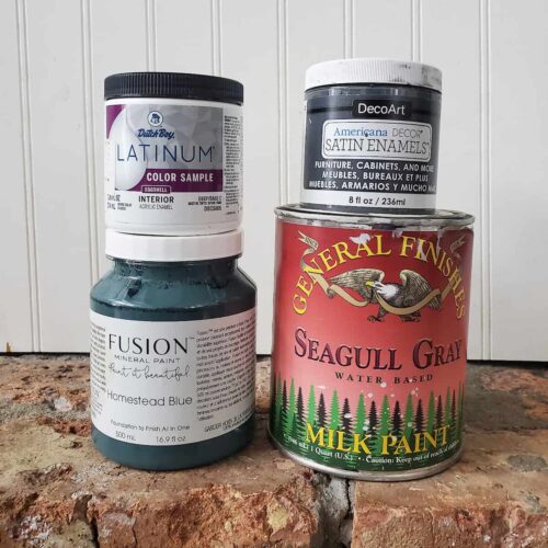 everything about all in one paint and acrylic paint in comparison to other kinds of paint for furniture