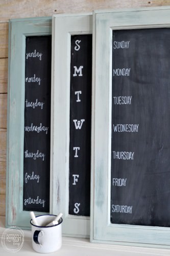 How to write on a chalkboard—four types of chalk