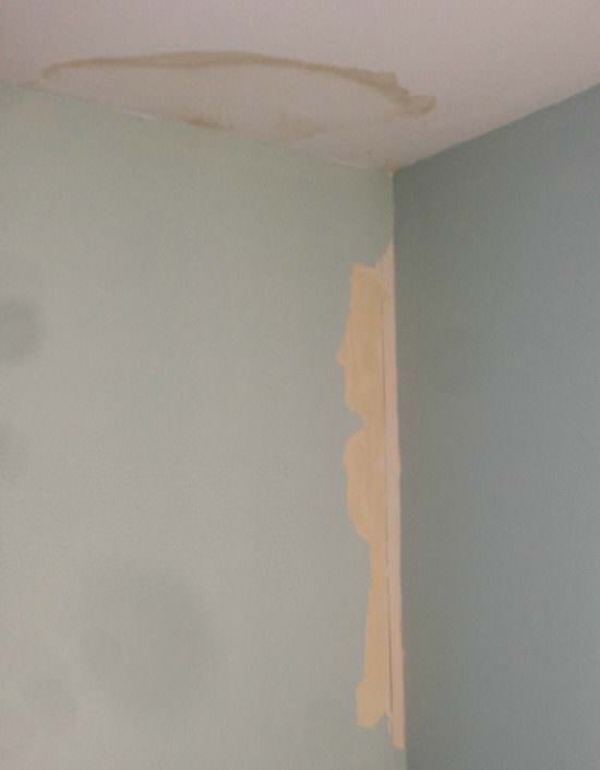 How To Cover Up Water Stains On The Ceiling Plus A New Paint