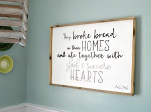 How to make custom wood signs with quotes | how to make a wooden sign with a wood frame