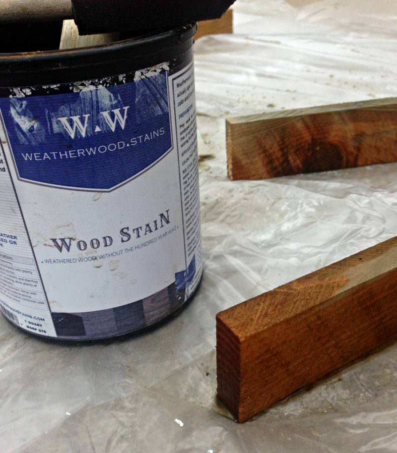 how to weather wood with stain Refresh Living