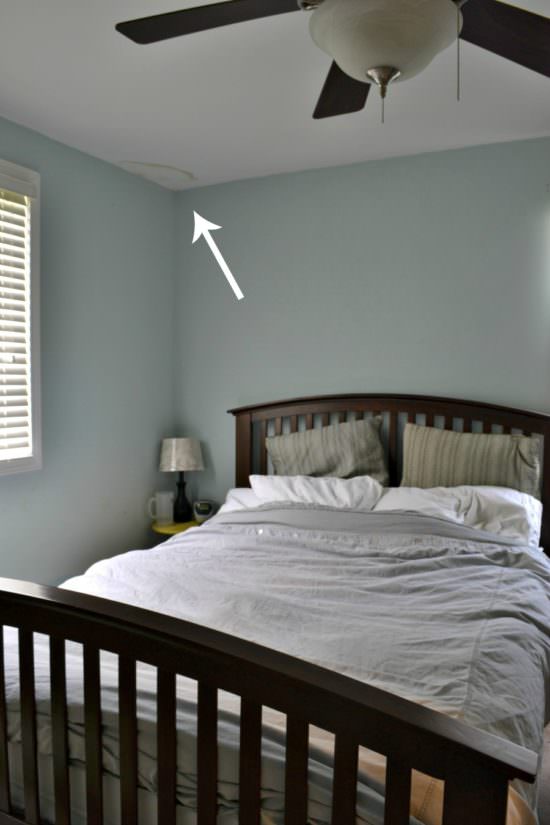 How To Cover Up Water Stains On The Ceiling Plus A New