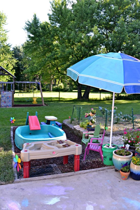 backyard for young kids
