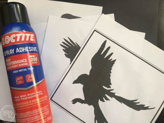 cut out black birds for free halloween decorations