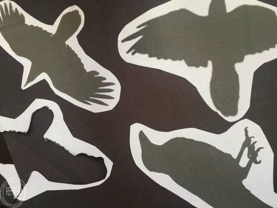 cut out black birds for free halloween decorations