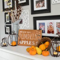 This DIY fall sign is an easy way to add rustic charm to your fall decor. By using the free graphic and easy graphic transfer technique, anyone can make this sign for their home!
