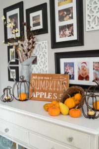 This DIY fall sign is an easy way to add rustic charm to your fall decor. By using the free graphic and easy graphic transfer technique, anyone can make this sign for their home!