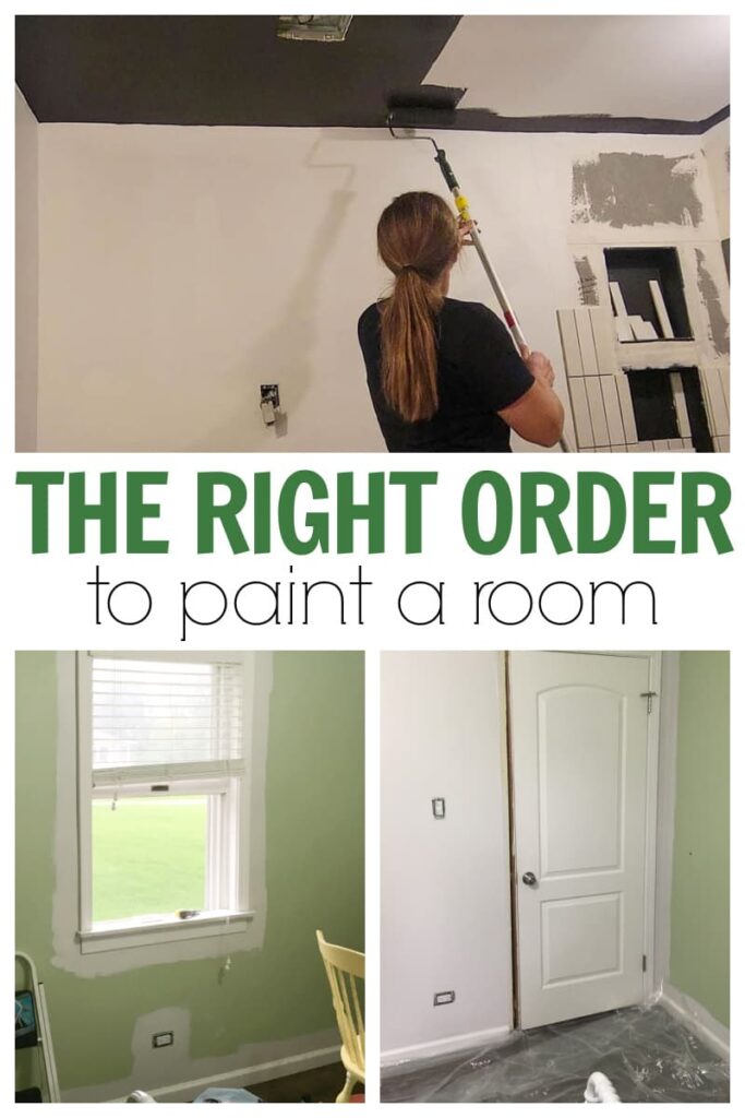 the easiest order to paint a room to give professional results
