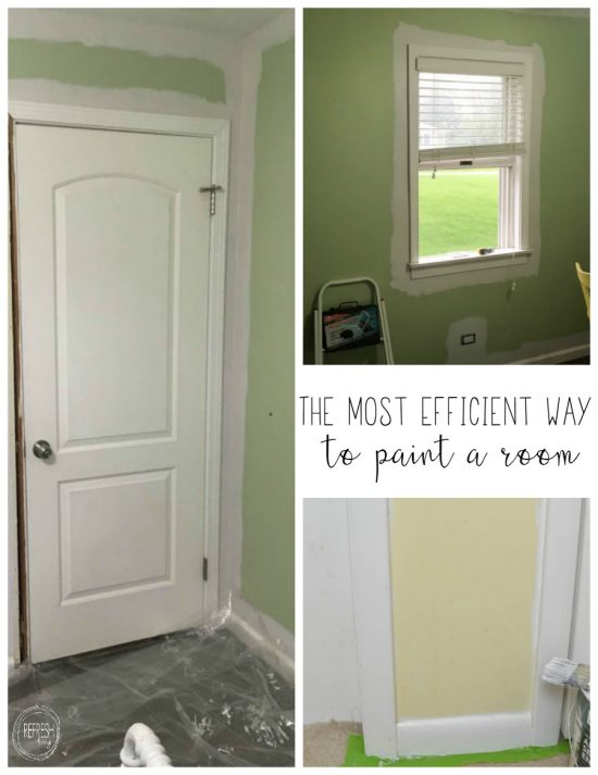 how to paint a room (the correct order of operations) - refresh living