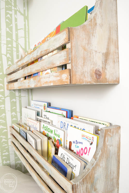 Book shelf deals holder wall