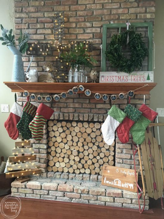 This Christmas home tour combines farmhouse and vintage finds with a ton of easy DIY projects. 