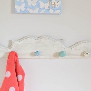 Finally! An easy way to attach dresser knobs to wood! I could use this to hang jewelry, or even make a towel or coat rack.