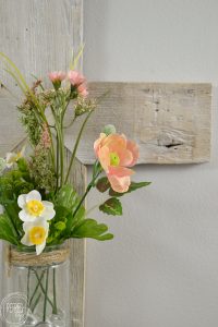 This is a great way to use up scrap wood and old glass jars. This post gives directions on how to make a wood cross using reclaimed wood or barn wood.