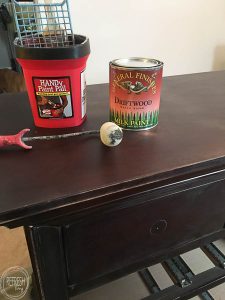 Wondering how to paint over shiny and slick wood? This post answers all those questions.