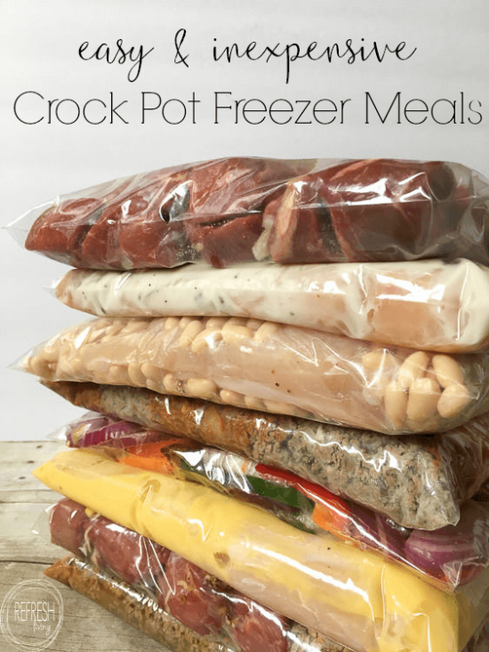 10 Crock Pot Freezer Meals Easy And Inexpensive Meal Prep Refresh Living 