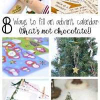 There are so many other ways to count down the days until Christmas besides with candy and chocolate. My kids would love an advent calendar with all of these ideas!