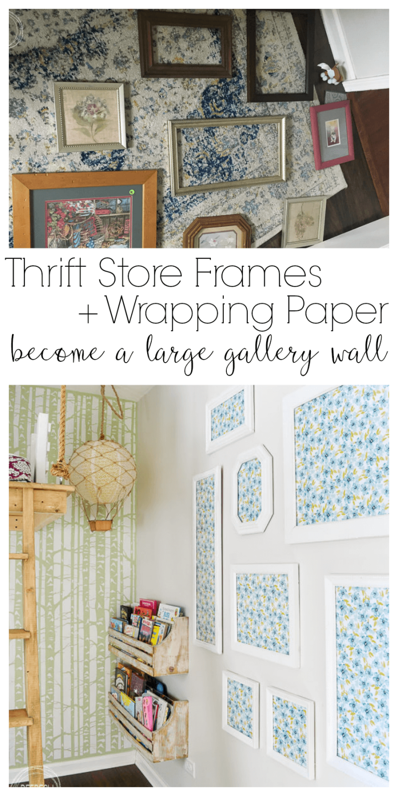 Framed Wallpaper Gallery Wall • Refresh Living