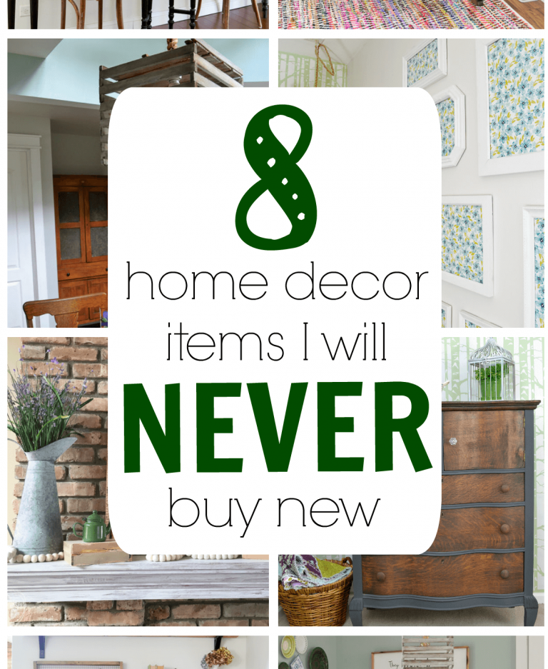 Some of these items I always buy second hand too, but I never thought of some of these other home decor items. Includes tips on where to find these items and the best price to pay. Great ideas for thrift shopping for used home decor!