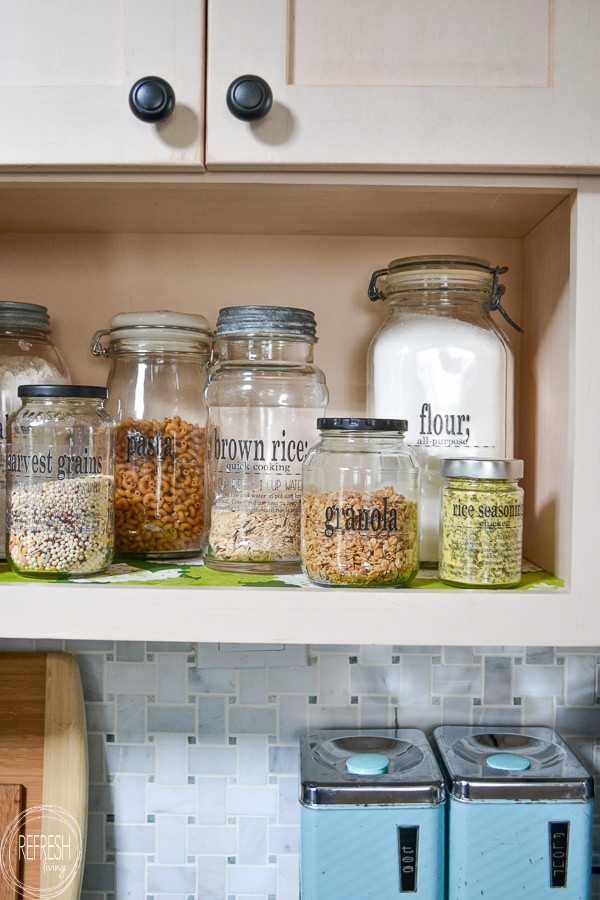 upcycle old jars into pantry storage with free printable ...