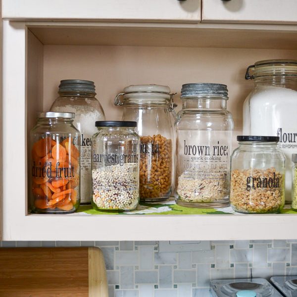Reuse Glass Jars for DIY Bathroom Storage • Refresh Living
