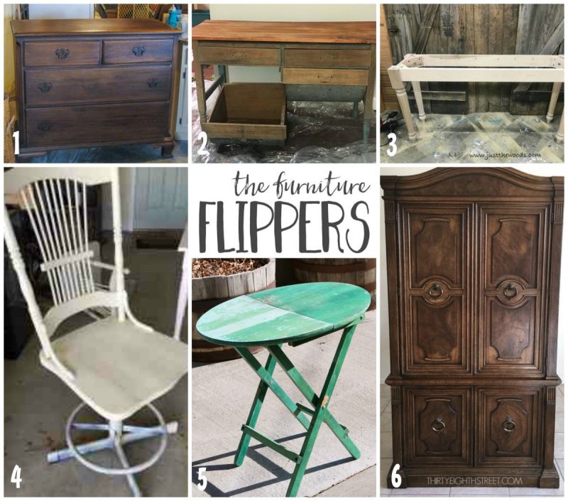Monthly furniture refinishing series hosted by a group of DIY bloggers with tons of tips on how to refinish and paint furniture.