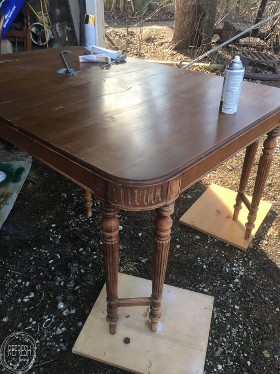 Reuse An Old Table To Make Wall Mounted Desks Refresh Living