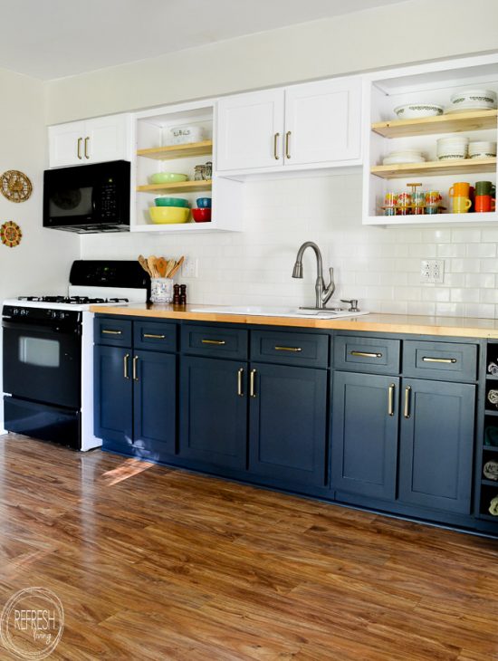 Chalk Paint On Laminate Kitchen Cabinets