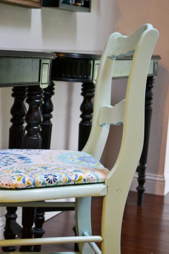 Easy tips for fixing a chair with a broken seat and how to reupholster a chair seat.