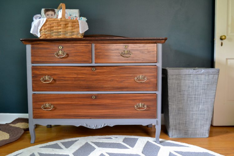 How To Use Gel Stain To Change The Color Of A Wood Dresser