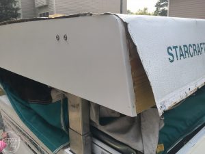 How to repair and rebuild a water damaged pop up camper roof.
