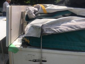 How to repair and rebuild a water damaged pop up camper roof.