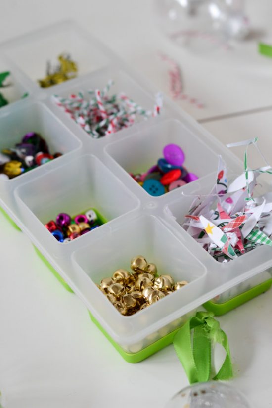 supplies to make easy kids ornaments for classroom parties for kindergarten preschool and first grade